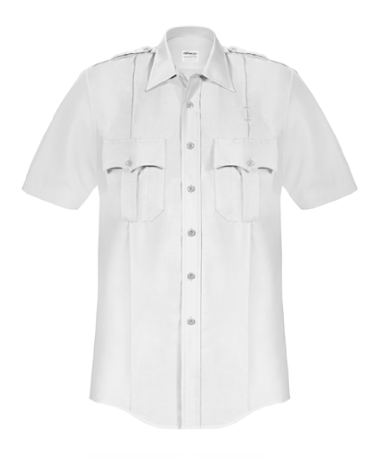 Paragon Plus Short Sleeve Poplin Shirt, White