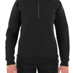 Women's Cotton Job Shirt Quarter Zip