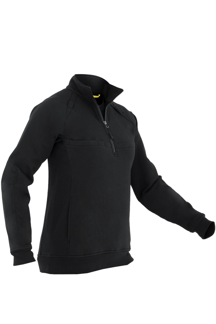 Women's Cotton Job Shirt Quarter Zip