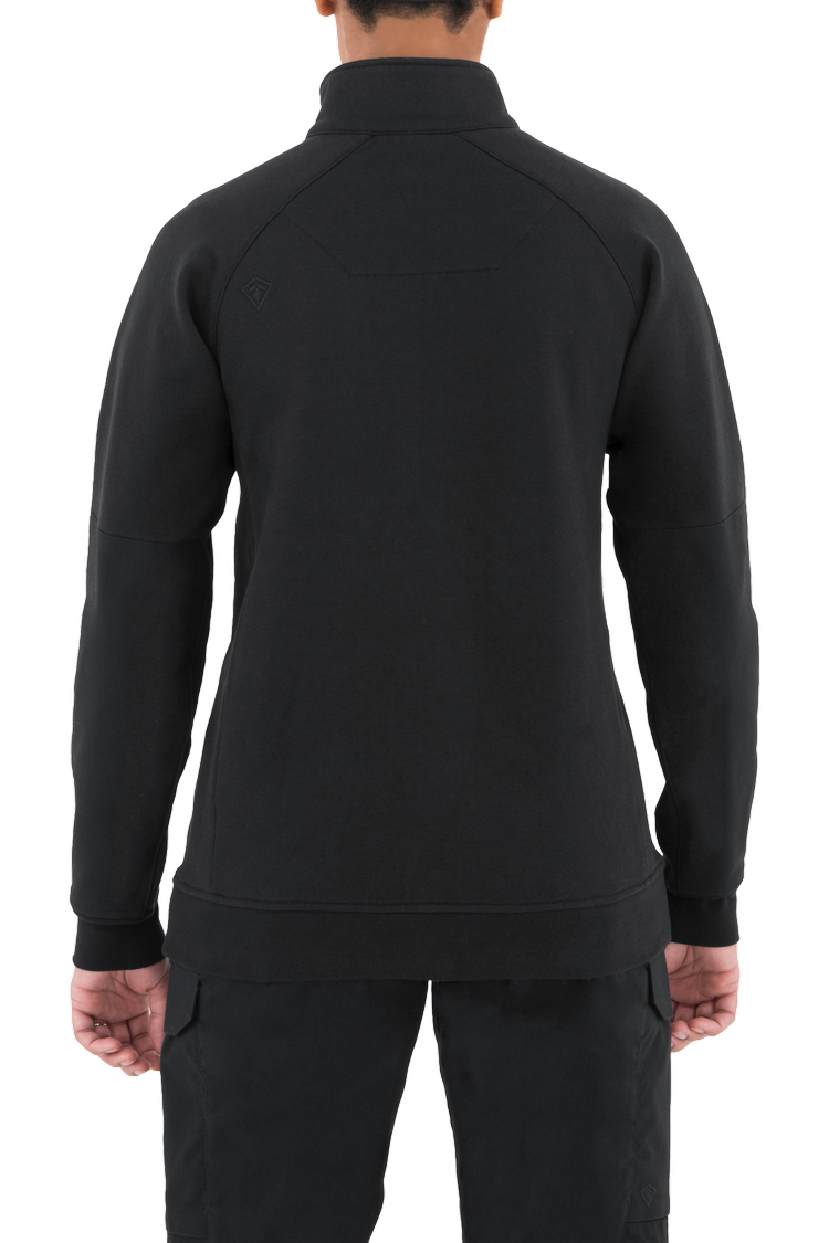 Women's Cotton Job Shirt Quarter Zip