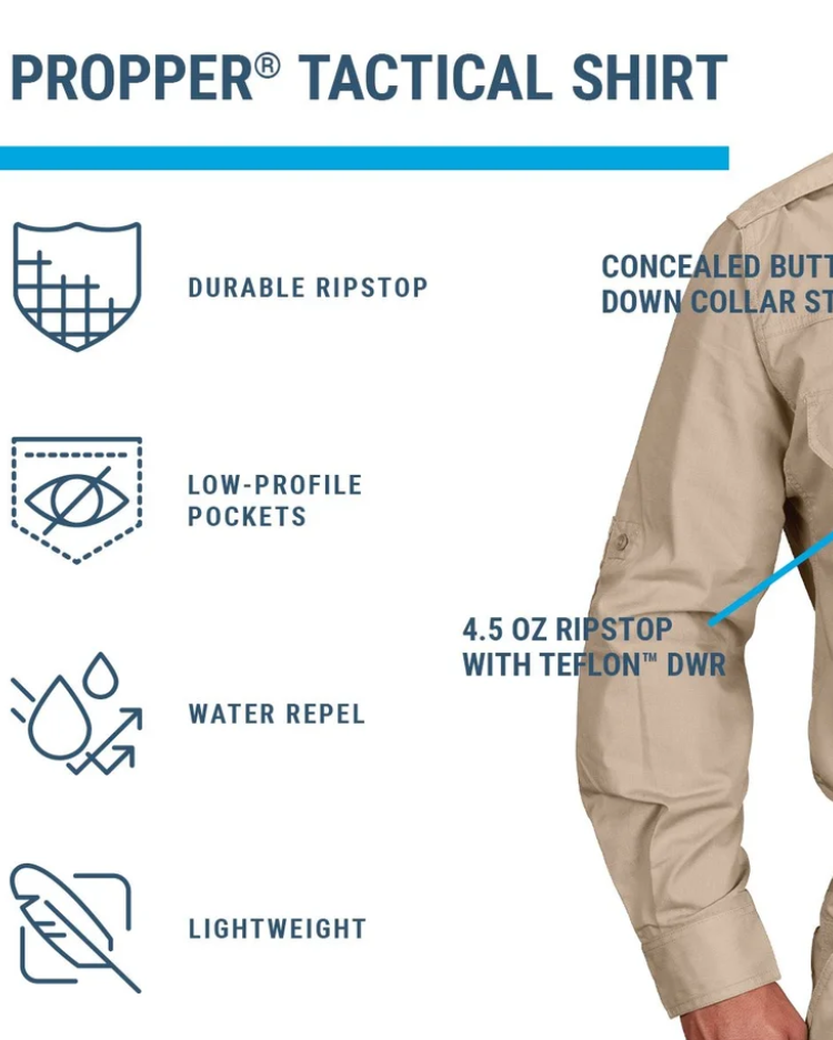 Men's Tactical Shirt Long Sleeve