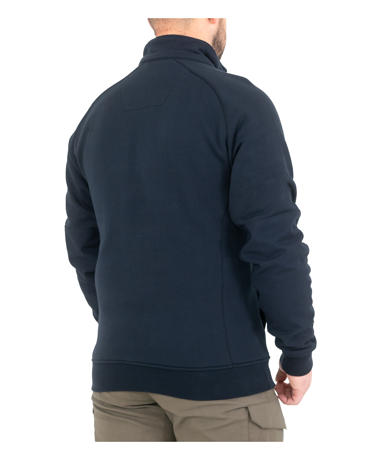 Men's Cotton Job Shirt Quarter Zip