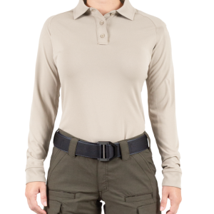Performance Womens Polo Long Sleeve