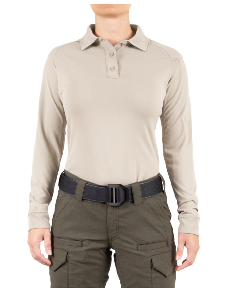 Performance Womens Polo Long Sleeve